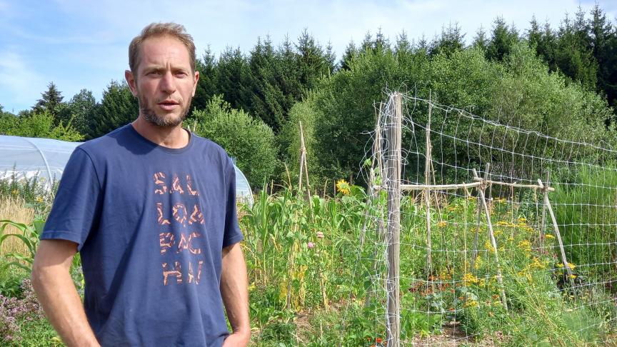 Les zones de production de légumes et de plantes aromatiques et médicinales sont clôturées avec des grillages de 2m pour éviter les dégâts de gibier et les attaques de renard.