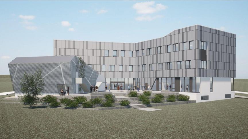 Le nouveau bâtiment comprendre trois niveaux.
