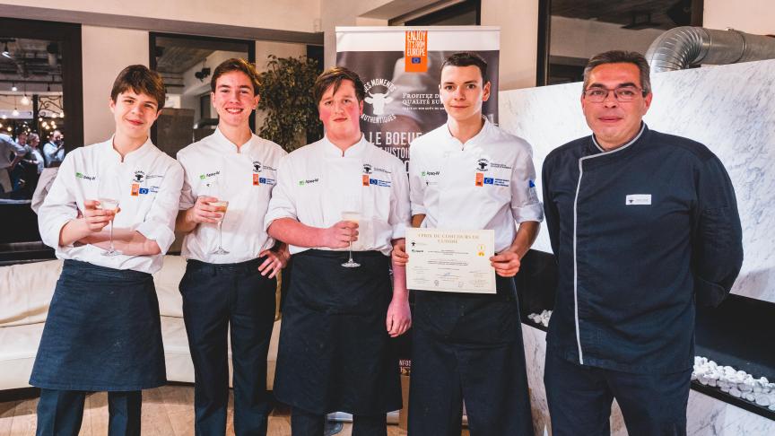 Les étudiants de l’Institut Cardinal Mercier ont impressionné le jury de professionnels.